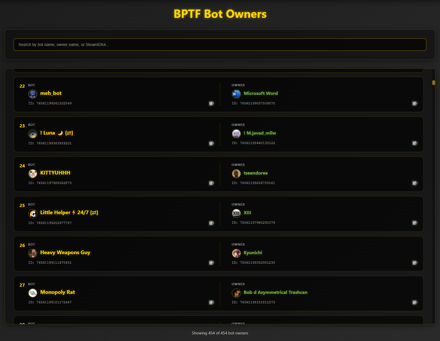 BPTF Bot Owners Preview